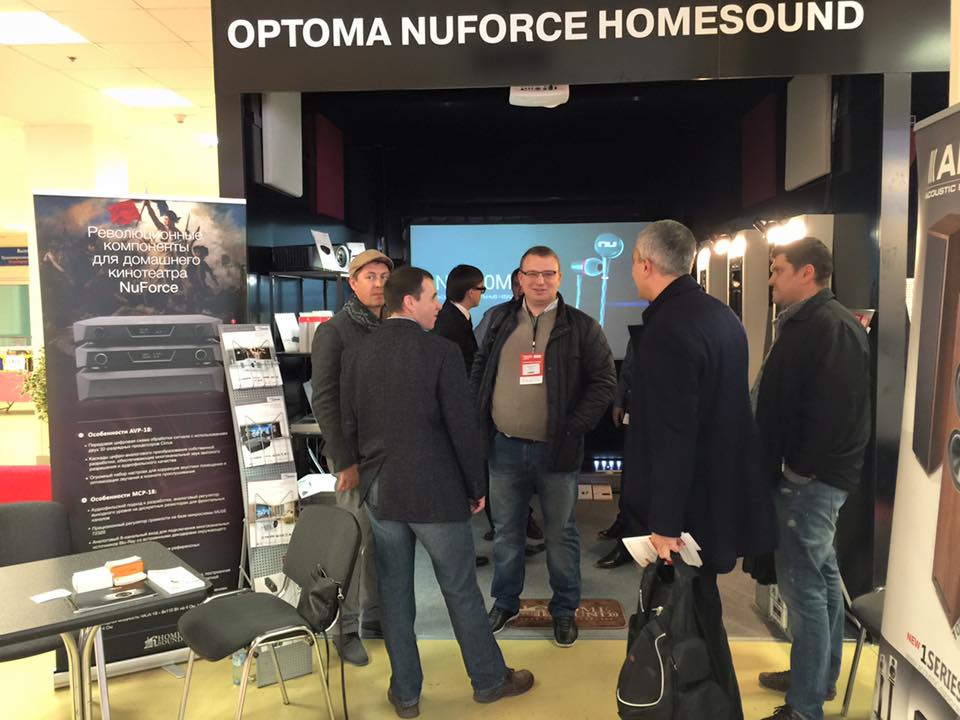Optoma и HOMESOUND на выставке Integrated Systems Russia Optoma и HOMESOUND на выставке Integrated Systems Russia