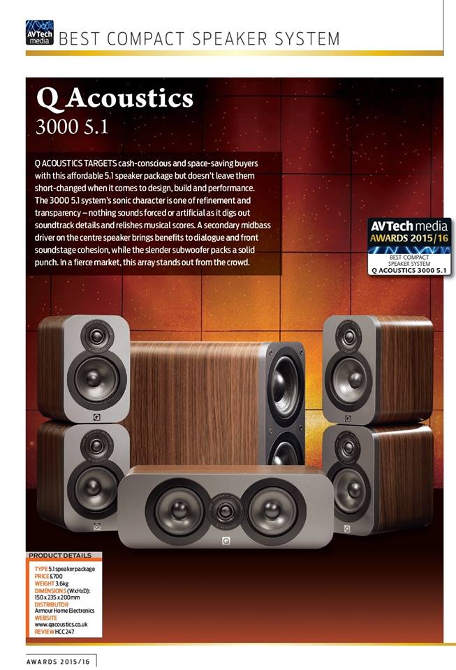 Q Acoustics 3000 5.1 Q Acoustics 3000 5.1