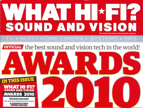 Q Acoustics 2000 Cinema Pack. What Hi-Fi? Sound & Vision. Awards 2010 Q Acoustics 2000 Cinema Pack. What Hi-Fi? Sound & Vision. Awards 2010