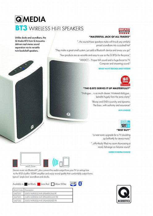 Q Acoustics Q-BT3 Q Acoustics Q-BT3