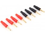 Banana plug 4mm Black & Red solder