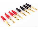 Z plug 4mm Black & Red screw