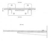 Speaker Glass Wall Support