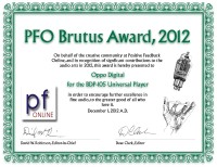 PFO Brutus Award 2012